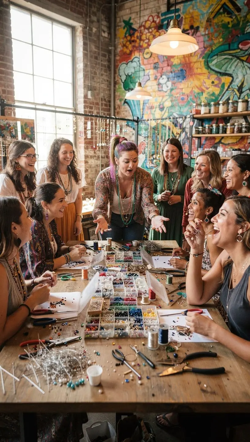 Skill sharing in creative clubs fostering personal growth.
